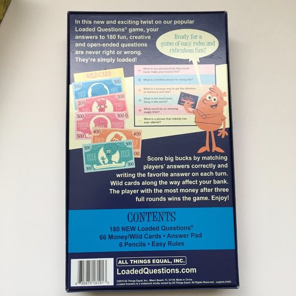 Hearing Things Hasbro Game and Loaded Answers All Things Equal Branded Game - Picture 8 of 8